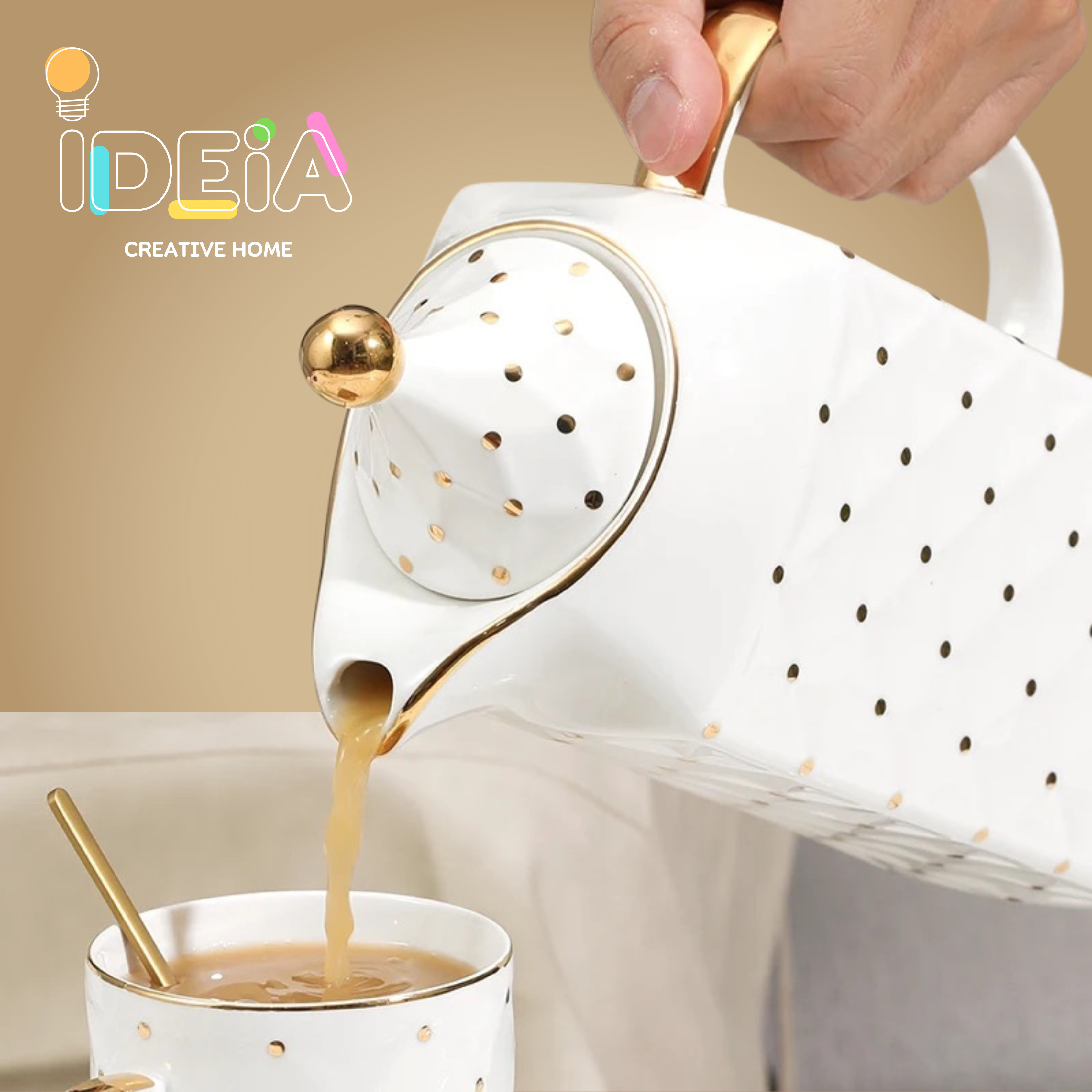 Kit de chá de porcelana Clasic